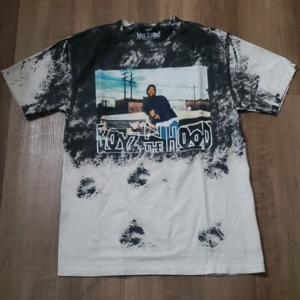 Philcos Boyz N The Hood Ice Cube AOP Tie-Dye Graphic T-Shirt
